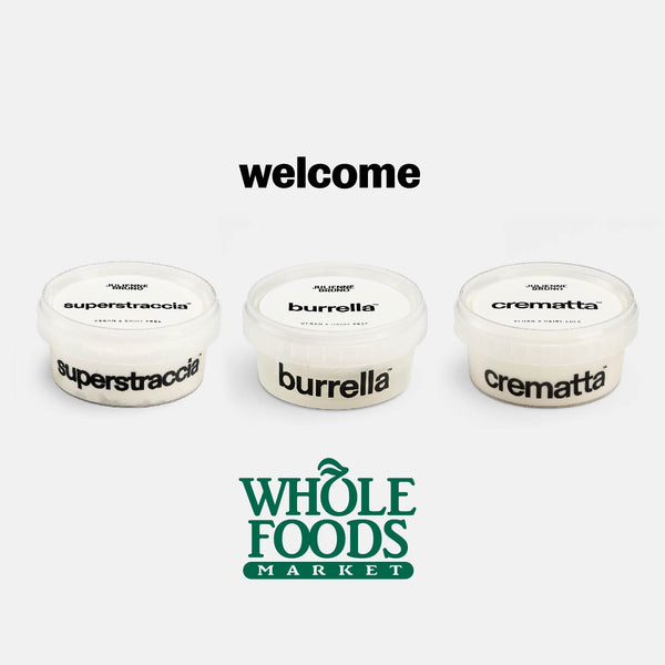 NOW AVAILABLE AT WHOLE FOODS MARKET!