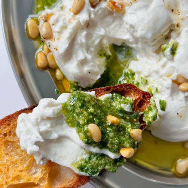 BURRELLA® CROSTINIS W. ROCKET & WALNUT PESTO