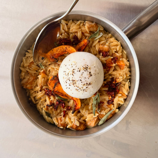 BURRELLA, SQUASH & SAGE ORZO