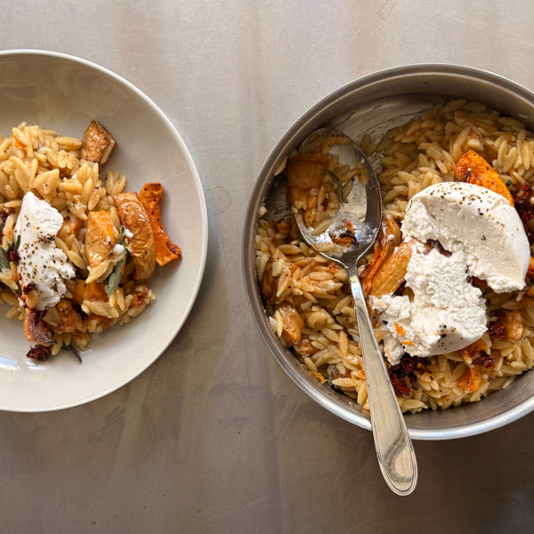 BURRELLA, SQUASH & SAGE ORZO